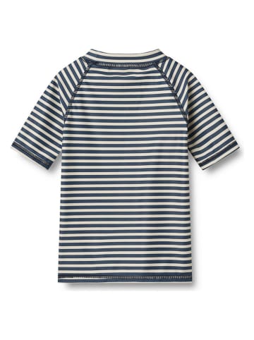 Wheat Badeshirt "Jackie" in Dunkelblau/ Weiß