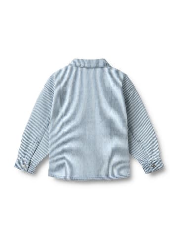 Wheat Spijkerblouse "Pappo" donkerblauw/wit