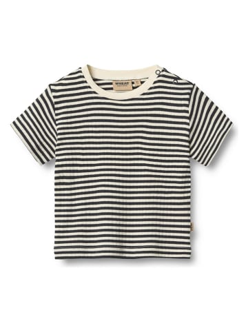 Wheat 2er-Set: Shirts "Fabian" in Schwarz/ Beige