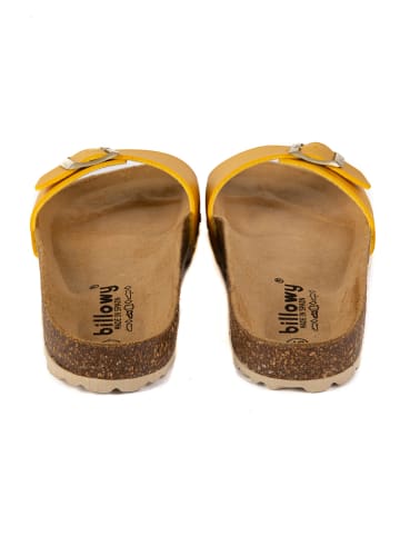 Little Sky Klapki w kolorze żółtym