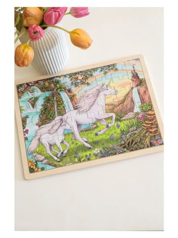 Goki 48tlg. Puzzle "Einhorn" - ab 3 Jahren