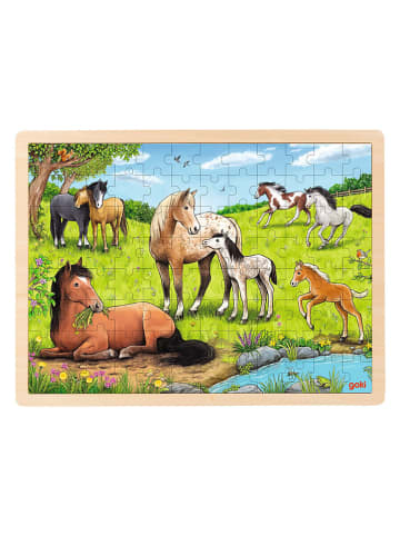 Goki 96-delige puzzel "Paardenweide" - vanaf 3 jaar
