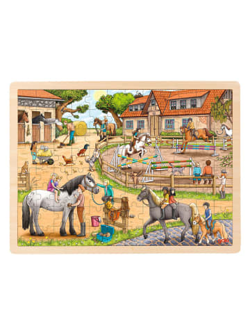Goki 96tlg. Puzzle "Reiterhof" - ab 3 Jahren