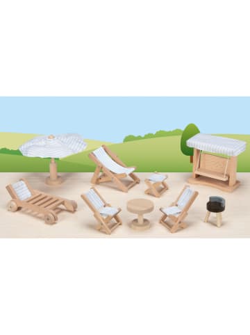 Goki Puppenmöbel "Garten" - ab 3 Jahren
