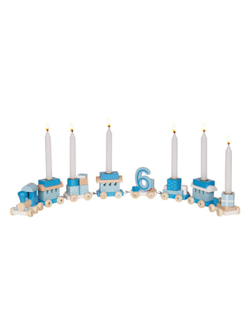 Goki Urodzinowy pociąg w kolorze niebieskim