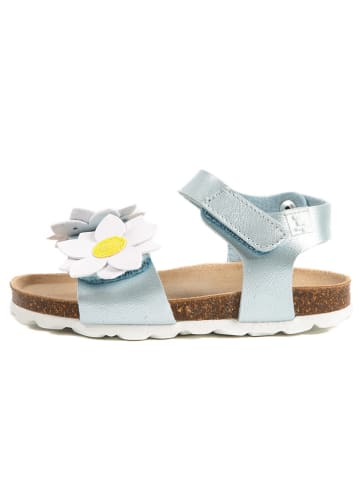 billowy Sandalen "Rosso" in Hellblau