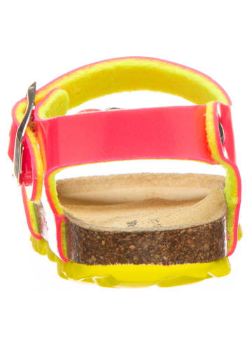 billowy Sandały w kolorze żółto-różowym