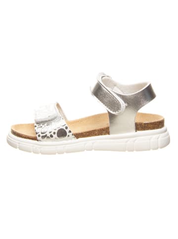 billowy Sandalen in Silber