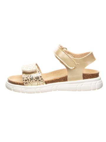 billowy Sandalen in Gold