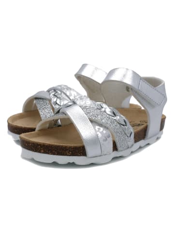 billowy Sandalen in Silber