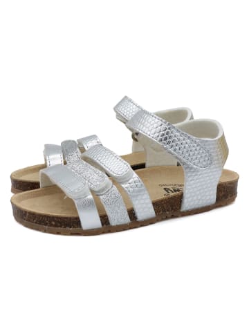 billowy Sandalen in Silber