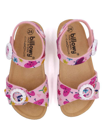 billowy Sandalen in Rosa