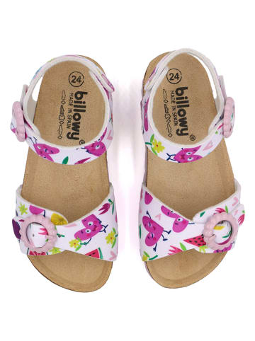 billowy Sandalen in Rosa