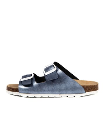 billowy Pantoletten in Hellblau