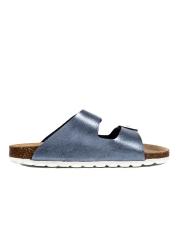 billowy Pantoletten in Hellblau