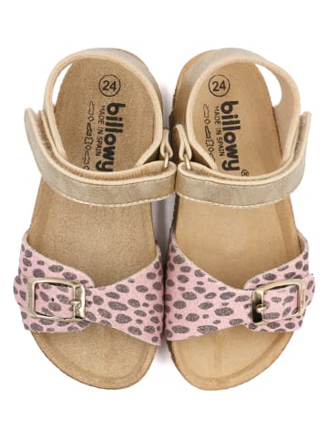 billowy Sandalen in Gold