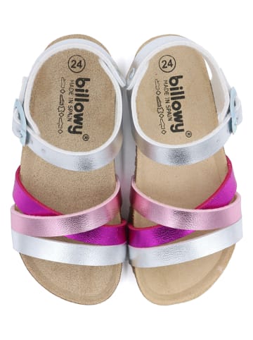 billowy Sandalen zilverkleurig