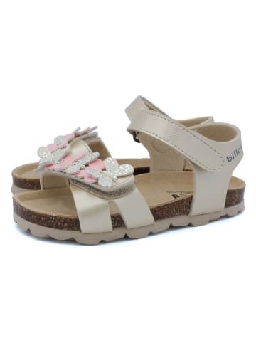 billowy Sandalen in Gold