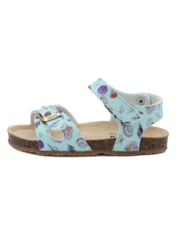 billowy Sandalen in Hellblau