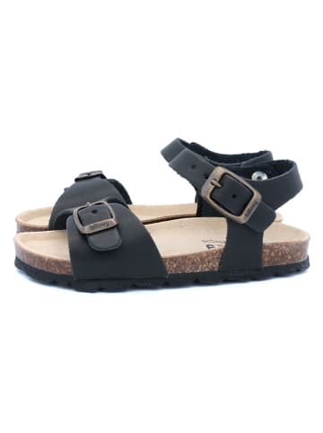 billowy Sandalen in Schwarz