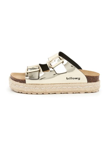 billowy Slippers goudkleurig