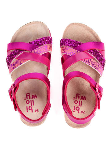 billowy Sandały "Rosso" w kolorze różowym