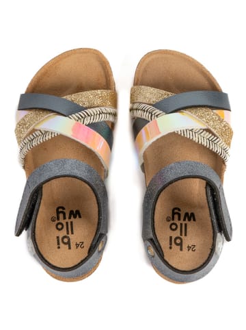 billowy Sandalen "Rosso" in Schwarz