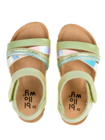 billowy Sandalen "Rosso" in Grün