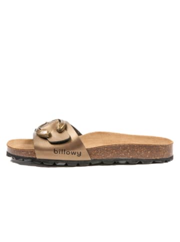 billowy Klapki w kolorze brązowym