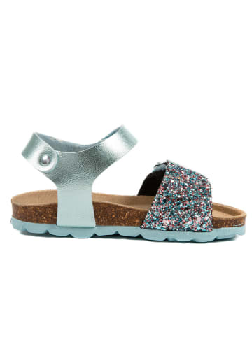 billowy Sandalen "Rosso" lichtblauw