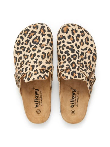 billowy Clogs in Hellbraun