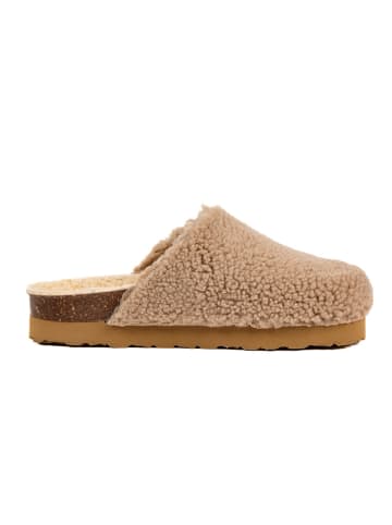 billowy Clogs in Beige