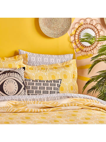 BELLA MAISON Renforcé beddengoedset "Sunset" geel/grijs