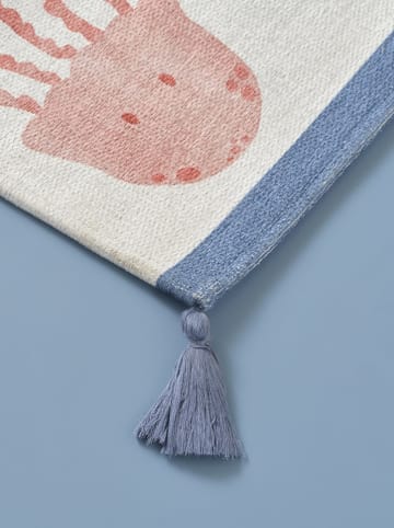 BELLA MAISON Tapijt "Marine" grijs/lichtroze - (L)150 x (B)80 cm