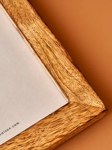 BELLA MAISON Ramka "Frida" w kolorze brązowym na zdjęcia - 18,5 x 23,5 cm