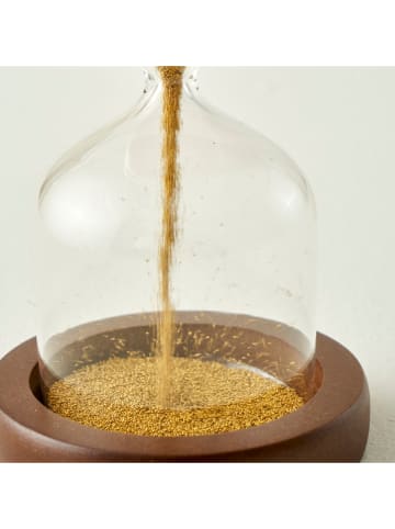 BELLA MAISON Dekoobjekt "Olden" in Braun/ Gold - (H)16 x Ø 8 cm 