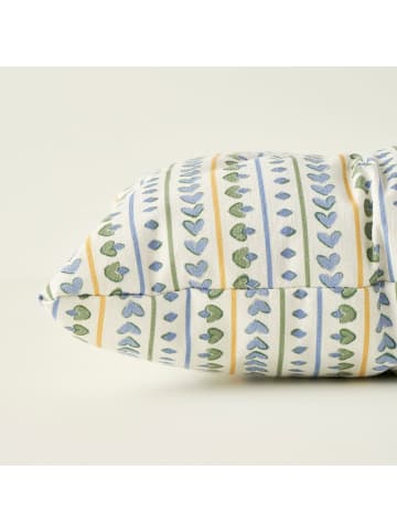 BELLA MAISON Sitzkissen ''Lemoncello'' in Grün/ Blau/ Gelb