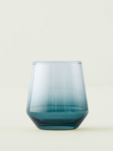 BELLA MAISON 5-delige set: glazen "Colored" blauw - 115 ml