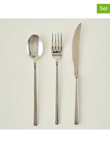 BELLA MAISON 18-częściowy zestaw sztućców "Milano" w kolorze srebrnym