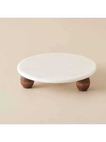 BELLA MAISON Kuchenplatte in Weiß - Ø 25 cm