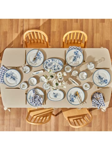 BELLA MAISON 26-delig ontbijtservies wit/blauw