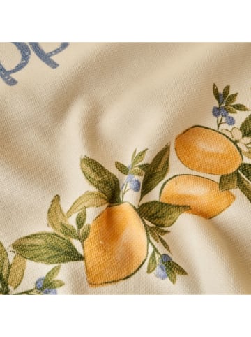 BELLA MAISON 2er-Set: Geschirrtücher ''Lemoncello'' in Weiß/ Blau/ Gelb - (L)50 x (B)40 cm