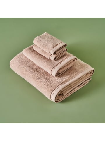 BELLA MAISON 2er-Set: Gästehandtücher "Ruby" in Beige - (L)30 x (B)30 cm