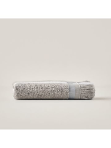BELLA MAISON Gästehandtuch ''Ella'' in Hellgrau - (L)50 x (B)30 cm