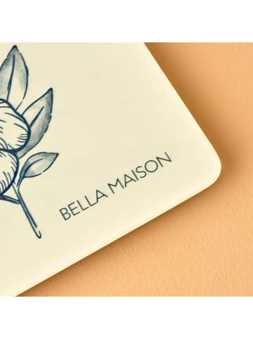 BELLA MAISON Snijplank crème/blauw - (L)35 x (B)25 cm