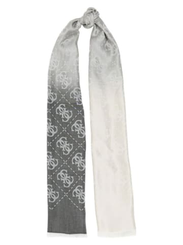 Guess Szal w kolorze szaro-kremowym - 185 x 75 cm