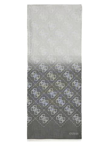 Guess Szal w kolorze szaro-kremowym - 185 x 75 cm