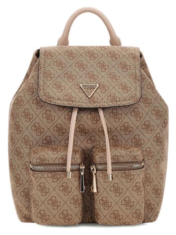 Guess Plecak w kolorze jasnobrązowym - 21 x 30 x 12 cm
