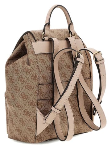 Guess Rucksack in Hellbraun - (B)21 x (H)30 x (T)12 cm