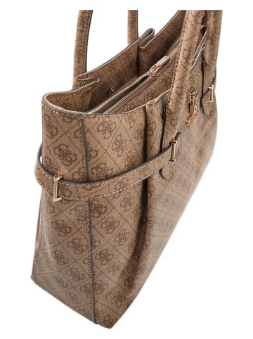 Guess Torebka w kolorze jasnobrązowym - 38 x 28 x 13 cm